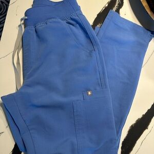Figs Light Blue Technical Collection Pants